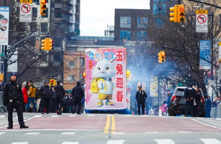 A scene in Flushing, Queens